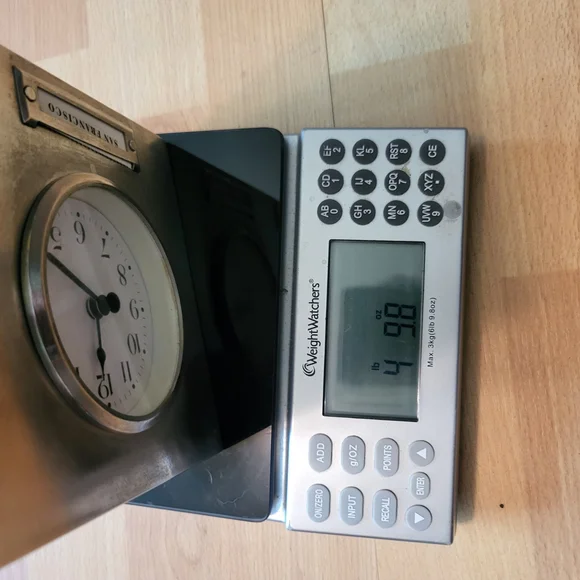 POTTERY BARN Silver Multi-Time Zone Wall Clock - Picture 5 of 5